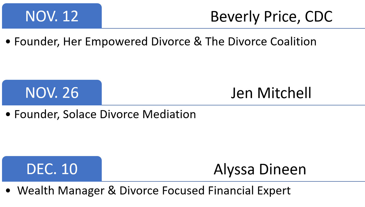 Divorce, CDFA, CPA, Certified Divorce Financial Analyst