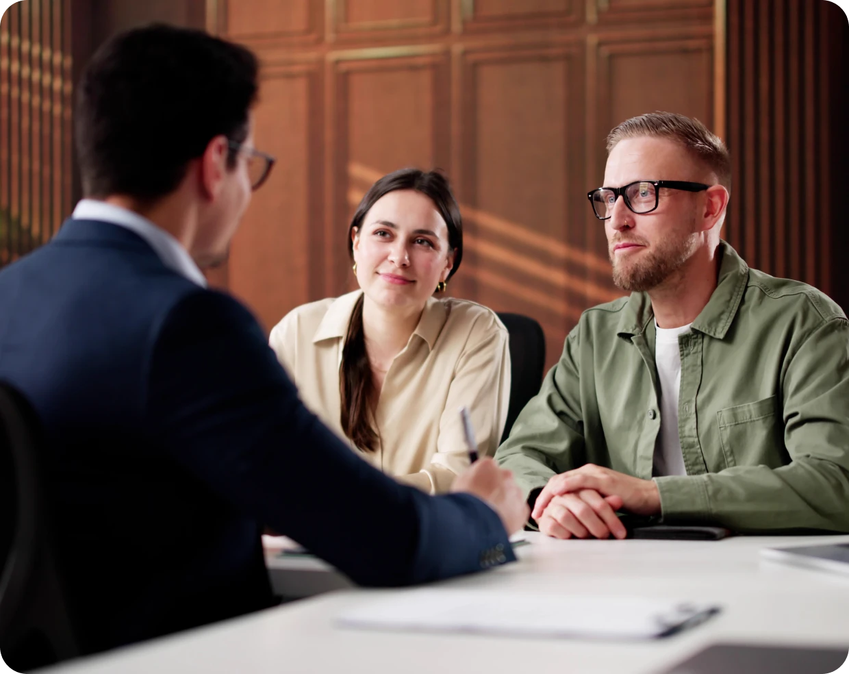Business consultation in progress