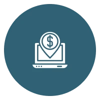 Financial technology graphic design