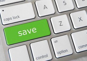 Save key highlighted in green